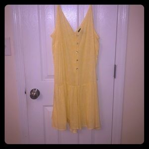 Yellow boxy romper